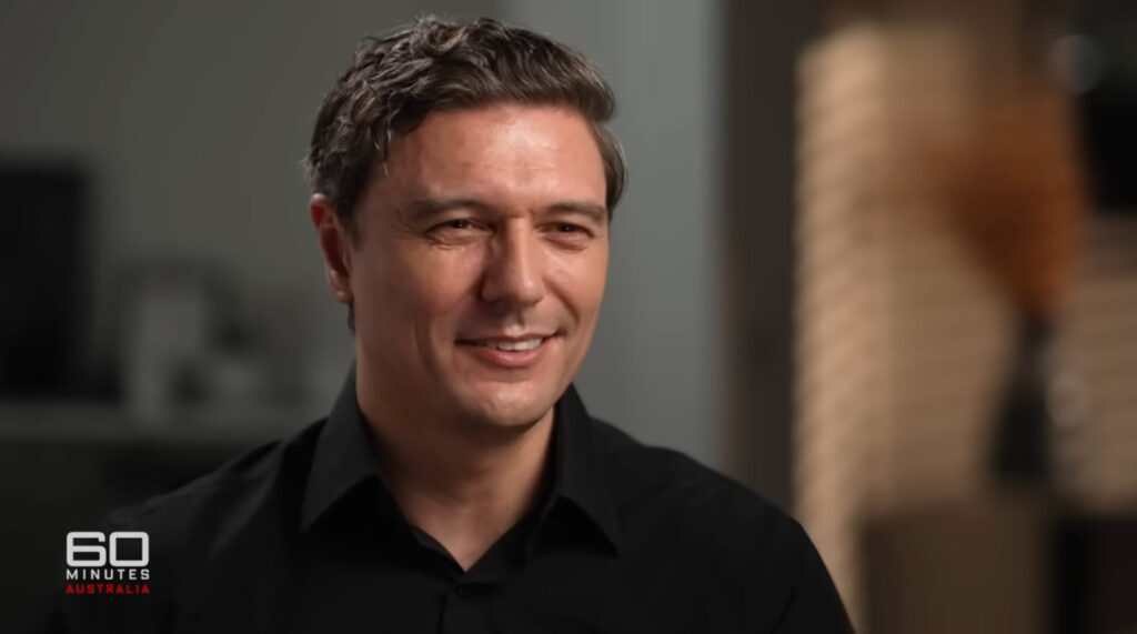 Adam Hegarty, 60 minutes Australia. Also known as Smug White Prick