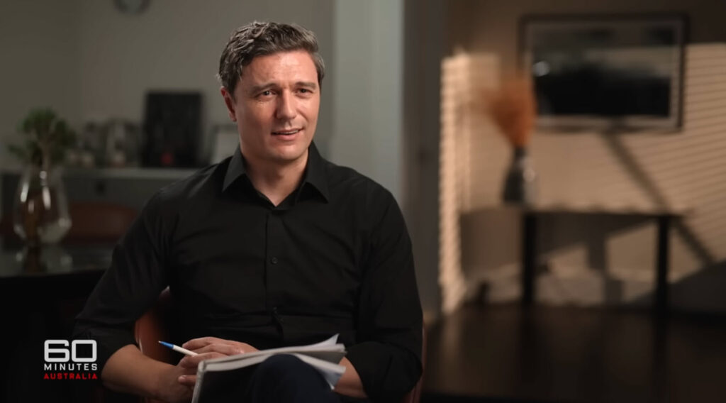 Adam Hegarty, 60 minutes Australia. Also known as Smug White Prick