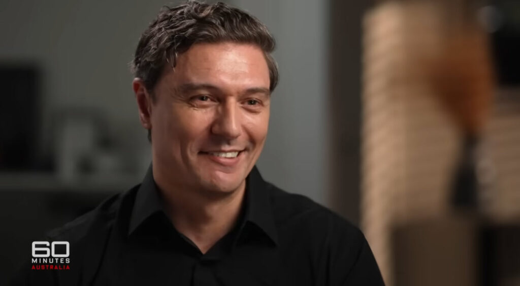 Adam Hegarty, 60 minutes Australia. Also known as Smug White Prick